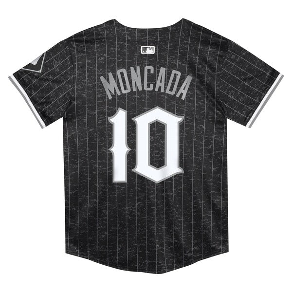 Yoan Moncada Chicago White Sox Nike Preschool City Connect Limited Player Jersey - Black
