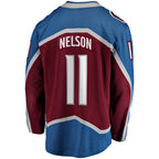 Brock Nelson Colorado Avalanche  Home Breakaway Jersey - Burgundy