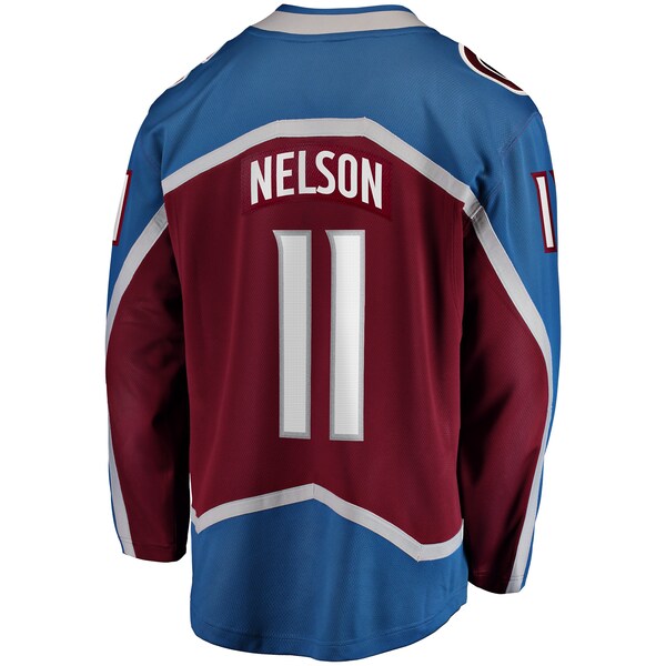 Brock Nelson Colorado Avalanche  Home Breakaway Jersey - Burgundy