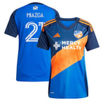 Matt Miazga FC Cincinnati adidas Women's 2025 Orange and Blue Legacy Kit Replica Player Jersey - Blue