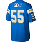 Junior Seau Los Angeles Chargers Big & Tall 2002 Retired Player Replica Jersey - Powder Blue