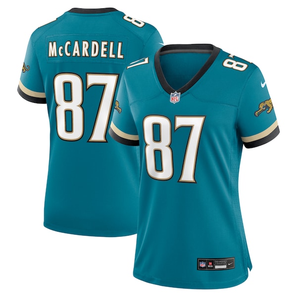Keenan McCardell Jacksonville Jaguars Nike Women's Prowler Throwback Retired Player Game Jersey - Teal