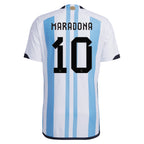 Diego Maradona Argentina Adidas 202222/23 Authentic Home Jersey - White