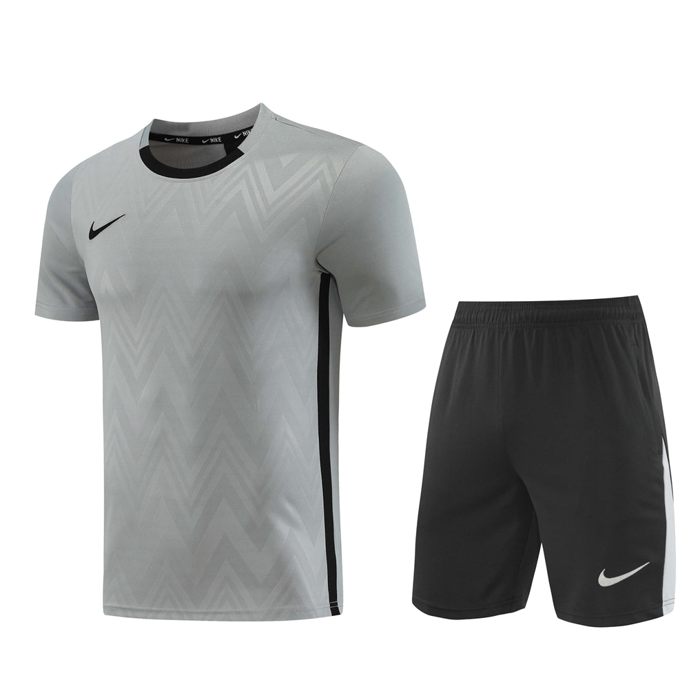 Nike Short Sleeve Training Jersey Set-ND06- Gray