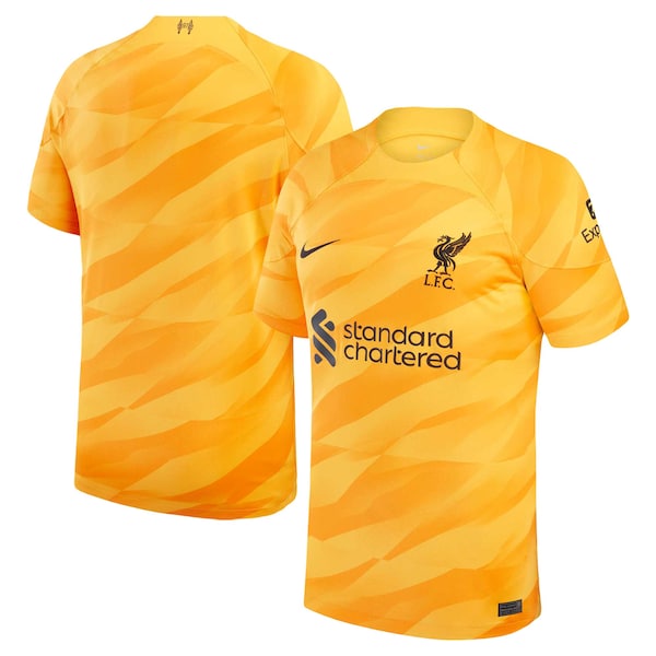 Liverpool Nike 2023/24 Goalkeeper Replica Stadium Jersey - Yellow/Orange
