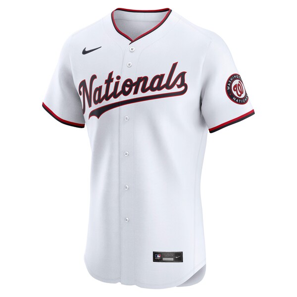Washington Nationals Nike Home Elite Jersey - White