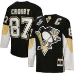 Sidney Crosby Pittsburgh Penguins Captain Patch 2008/09 Blue Line Player Jersey - Black