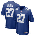 Tyler Nubin New York Giants Nike Team Game Jersey -  Royal