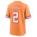 Kyle Trask Tampa Bay Buccaneers Nike Throwback Game Jersey - Orange/Red