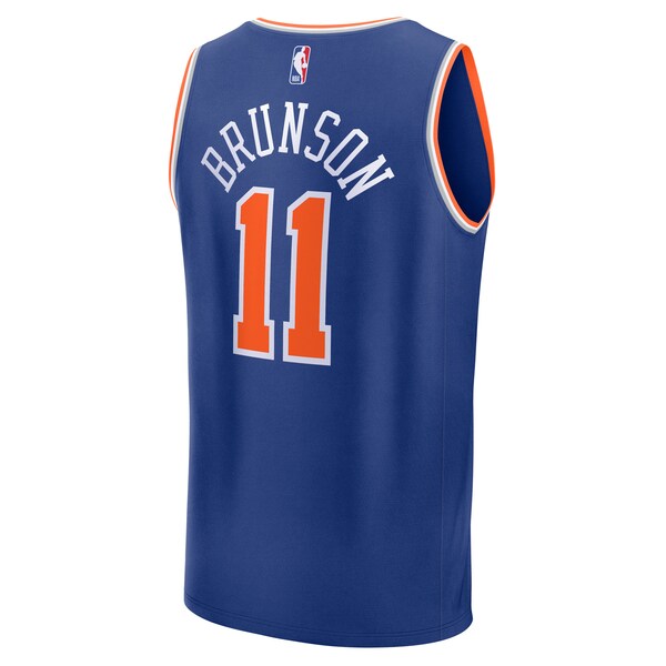 Jalen Brunson New York Knicks  Fast Break Replica Player Jersey - Icon Edition - Blue