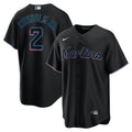 Jazz Chisholm Jr. Miami Marlins Nike Alternate Replica Player Jersey - Black/White