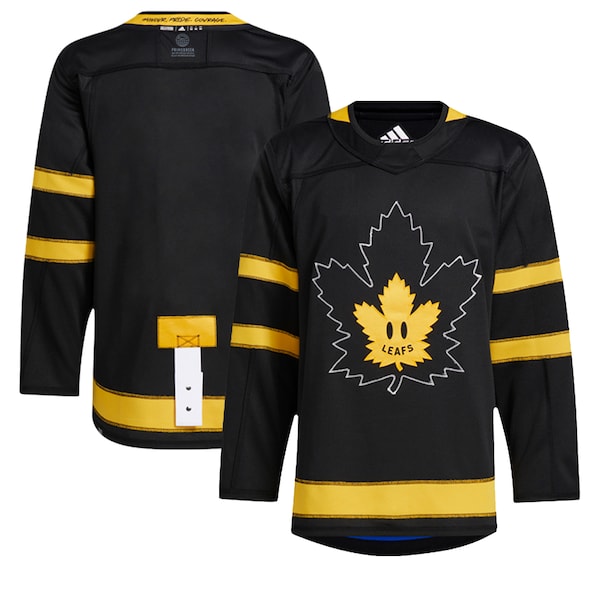 adidas Authentic Toronto Maple Leafs x drew house Alternate Blank Jersey - Black