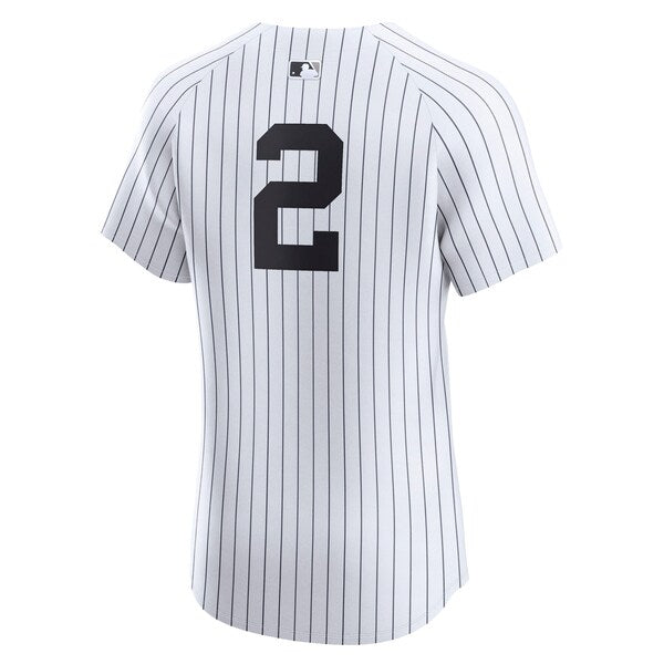 Derek Jeter New York Yankees Nike Home Elite Player Jersey - White