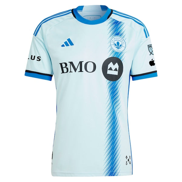 Giacomo Vrioni CF Montreal adidas 2024 Montréal Original Authentic Player Jersey - Light Blue