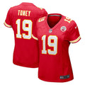 Kadarius Toney Kansas City Chiefs Nike Women's Game Player Jersey - Red