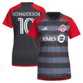 Federico Bernardeschi Toronto FC adidas Women's 2024 Club Kit Replica Player Jersey - Gray