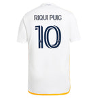 Riqui Puig LA Galaxy adidas 2024 Angeleno Kit Replica Player Jersey - White/Green