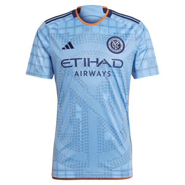 New York City FC adidas 2024 The Interboro Kit Replica Jersey - Light Blue