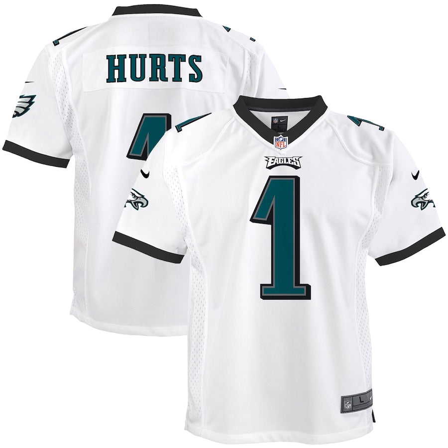 Jalen Hurts Philadelphia Eagles Nike Youth Game Jersey - White