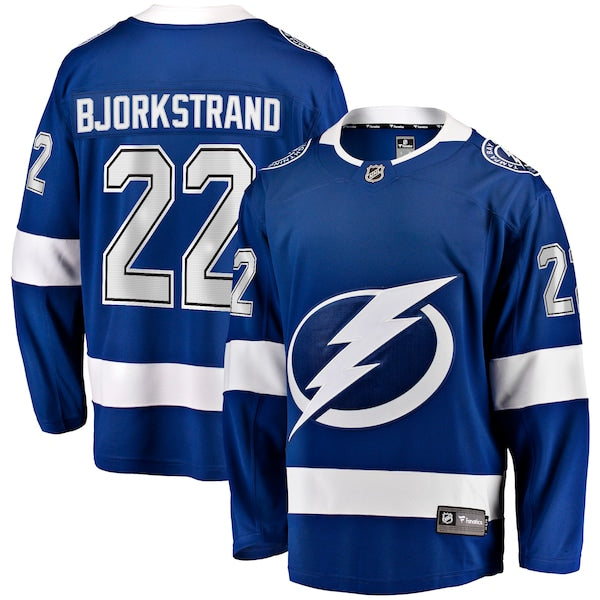 Oliver Bjorkstrand Tampa Bay Lightning  Home Breakaway Jersey - Blue