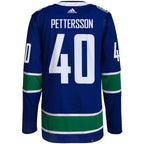 Elias Pettersson Vancouver Canucks adidas Home Primegreen Authentic Pro Player - Jersey - Royal