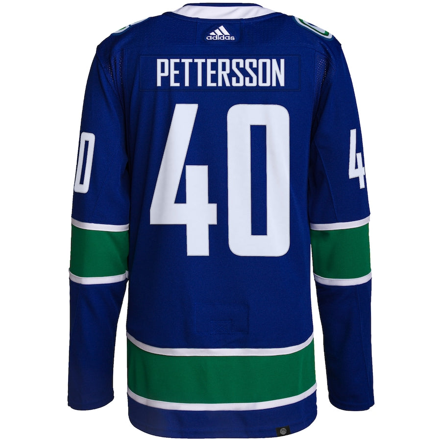 Elias Pettersson Vancouver Canucks adidas Home Primegreen Authentic Pro Player - Jersey - Royal