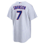 Dansby Swanson Chicago Cubs Nike Youth Alternate Replica Player Jersey - White