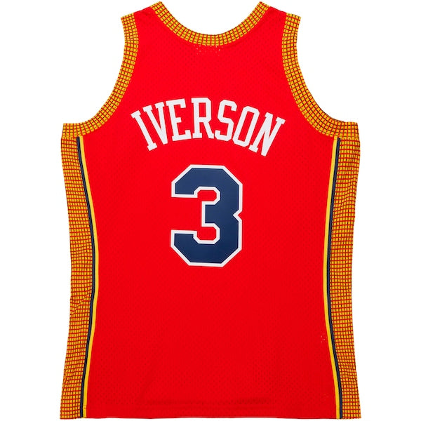 Allen Iverson Philadelphia 76ers  2004/05 Hardwood Classics Swingman Jersey - Red