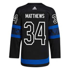 Auston Matthews Toronto Maple Leafs adidas Alternate Authentic Pro Player - Jersey - Black