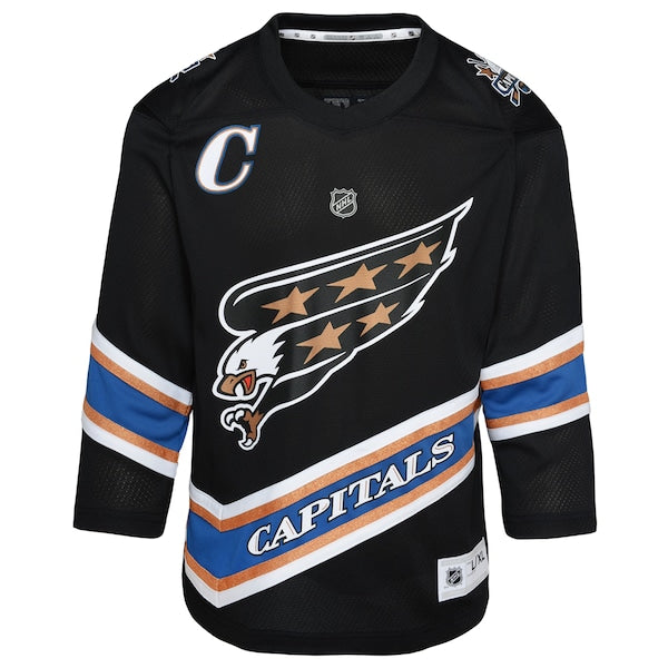 Alexander Ovechkin Washington Capitals Preschool  50th Anniversary Replica Jersey - Black