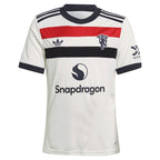 Manchester United adidas Originals Youth 2024/25 Third Replica Jersey - Cream
