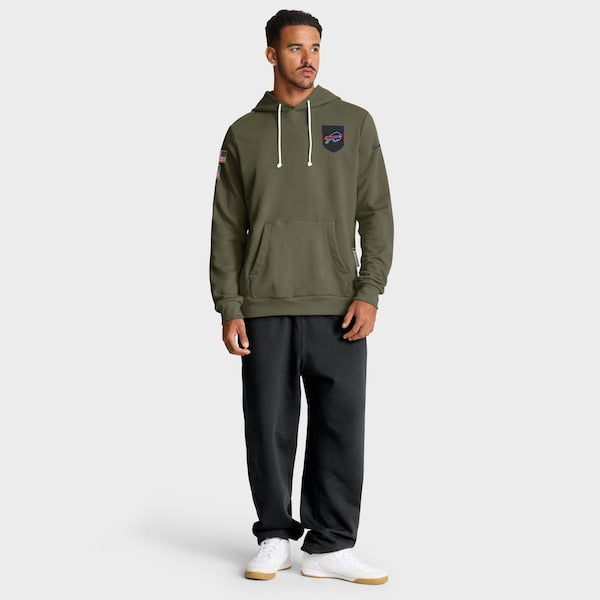 Buffalo Bills Nike 2025 Salute to Service Sideline Standard Issue Dri-FIT Hoodie - Olive