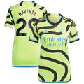 Kai Havertz Arsenal adidas Women's 2023/24 Away Replica Player Jersey - Yellow/Green/Red