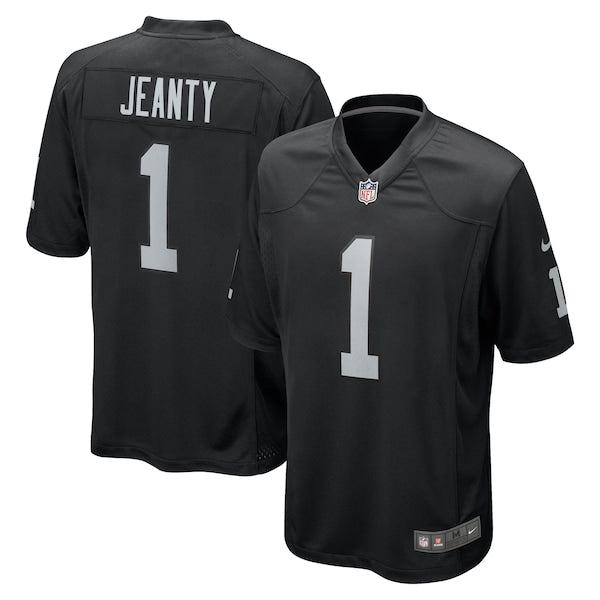 Ashton Jeanty Las Vegas Raiders Nike Youth 2025 NFL Draft First Round Pick  Team Game Jersey - Black