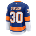 Ilya Sorokin New York Islanders  Home Premium Jersey - Royal