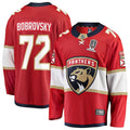 Sergei Bobrovsky Florida Panthers  2025 Stanley Cup Champions Breakaway Jersey - Red