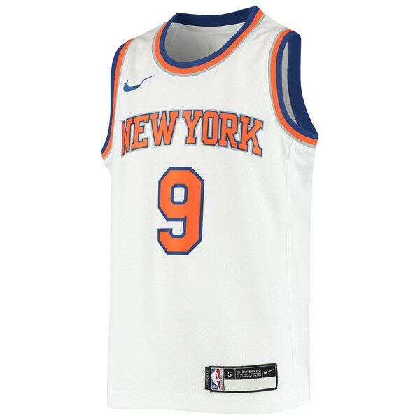 RJ Barrett New York Knicks Nike Youth Swingman Jersey - Association Edition - White