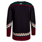 Arizona Coyotes adidas Men's Home Primegreen Authentic Blank Jersey - Black