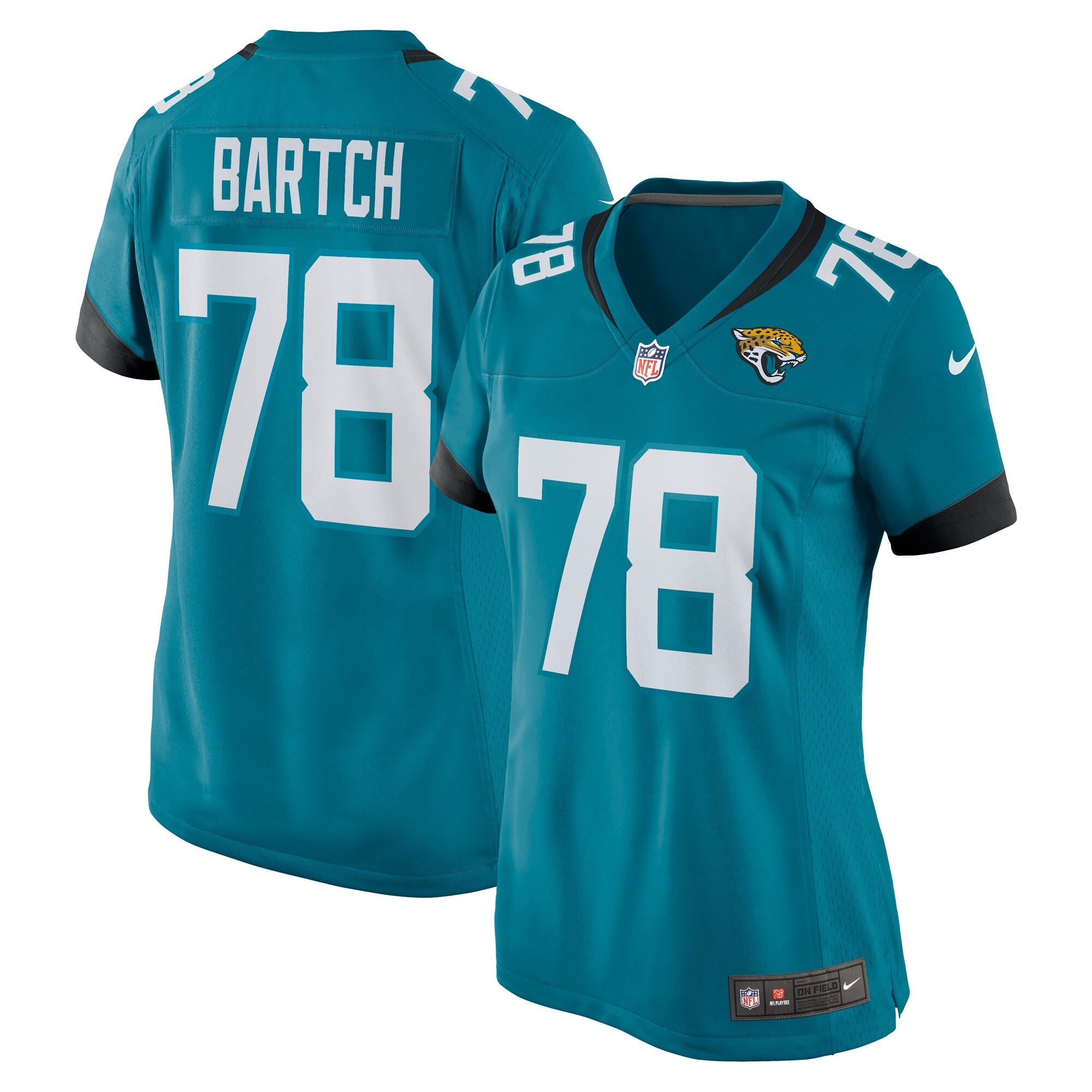 Ben Bartch Jacksonville Jaguars Nike Women's Game Jersey - Black/Teal