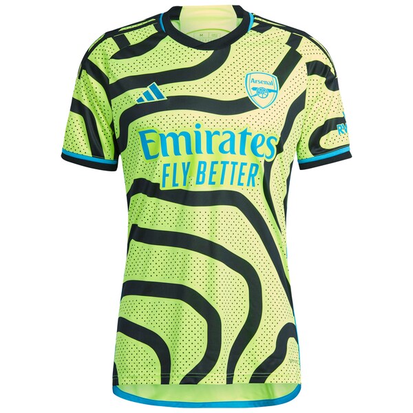 Emile Smith Rowe Arsenal adidas 2023/24 Away Replica Player Jersey - Yellow/Green