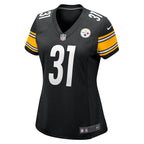 Beanie Bishop Pittsburgh Steelers Nike Women's  Game Jersey -  Black