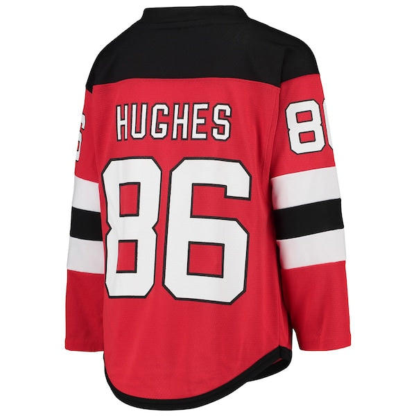 Jack Hughes New Jersey Devils Youth Home Player Replica Jersey - Red