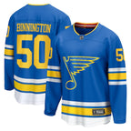 Jordan Binnington St. Louis Blues  Home Breakaway Player Jersey - Blue/White/Royal