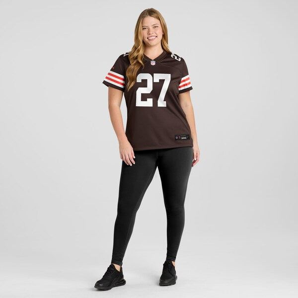 D'Onta Foreman Cleveland Browns Nike Women's  Game Jersey -  Brown
