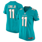 David Long Jr. Miami Dolphins Nike Women's  Game Jersey -  Aqua