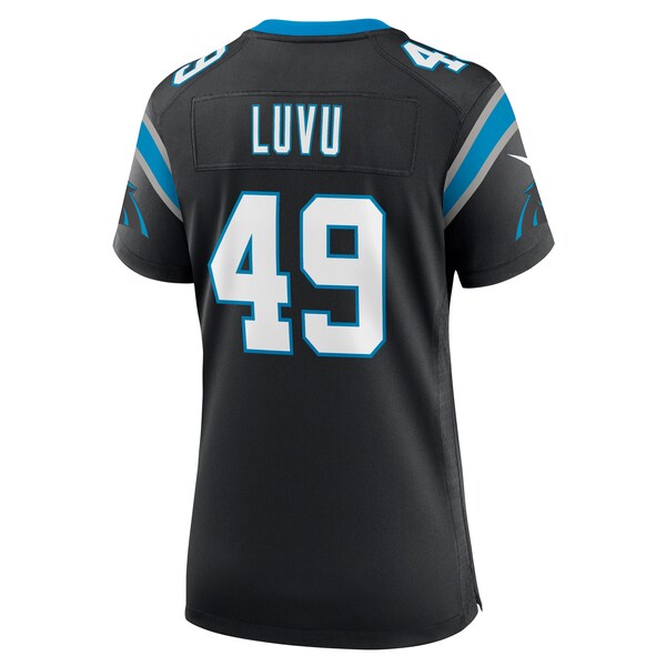 Frankie Luvu Carolina Panthers Nike Women's Team Game Jersey - Black