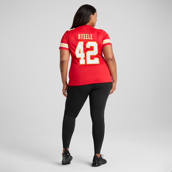 Carson Steele Kansas City Chiefs Nike Women's  Game Jersey -  Red