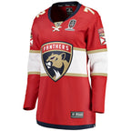 Sergei Bobrovsky Florida Panthers  Women's 2025 Stanley Cup Champions Breakaway Jersey - Red