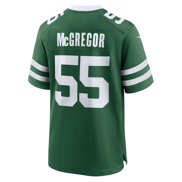 Braiden McGregor New York Jets Nike Team Game Jersey - Legacy Green