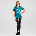 Jerome Carvin Jacksonville Jaguars Nike Women's  Game Jersey -  Teal